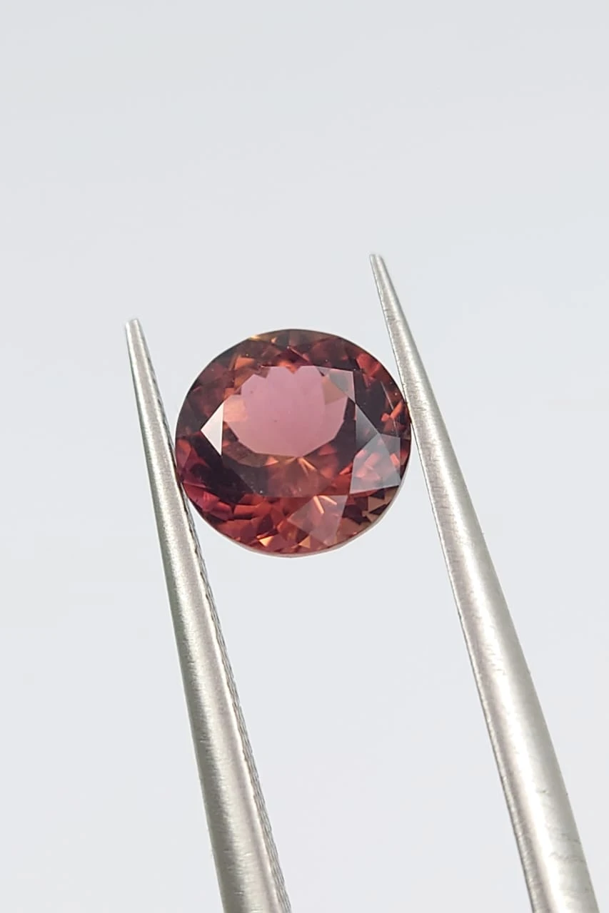 1.15ct Natural Tourmaline Round Cut Loose Gemstone from Afghanistan — view 6
